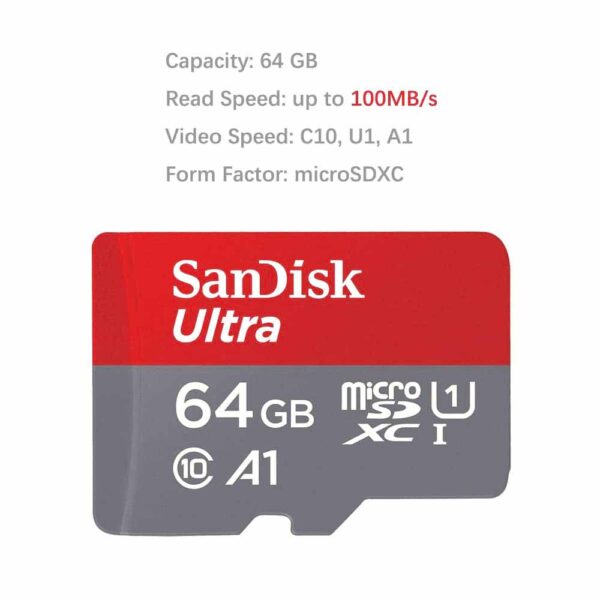 Sandisk Ultra 64 GB Micro SD Card new 1