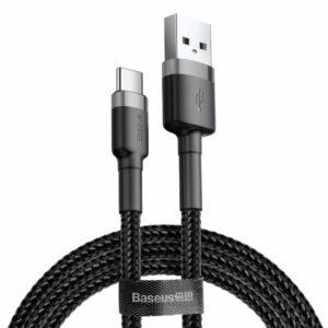 New Baseus Cafule Cable Durable Nylon Braided USB to Type-C QC3.0