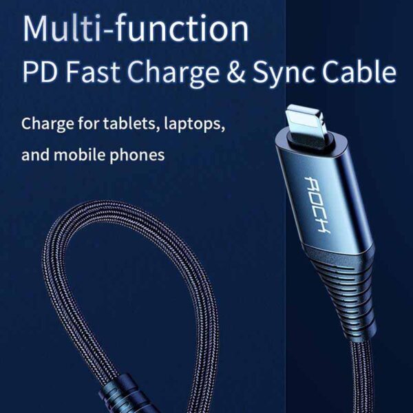 Rock R12 4-in-1 3A Multifunction Fast Charging Cable