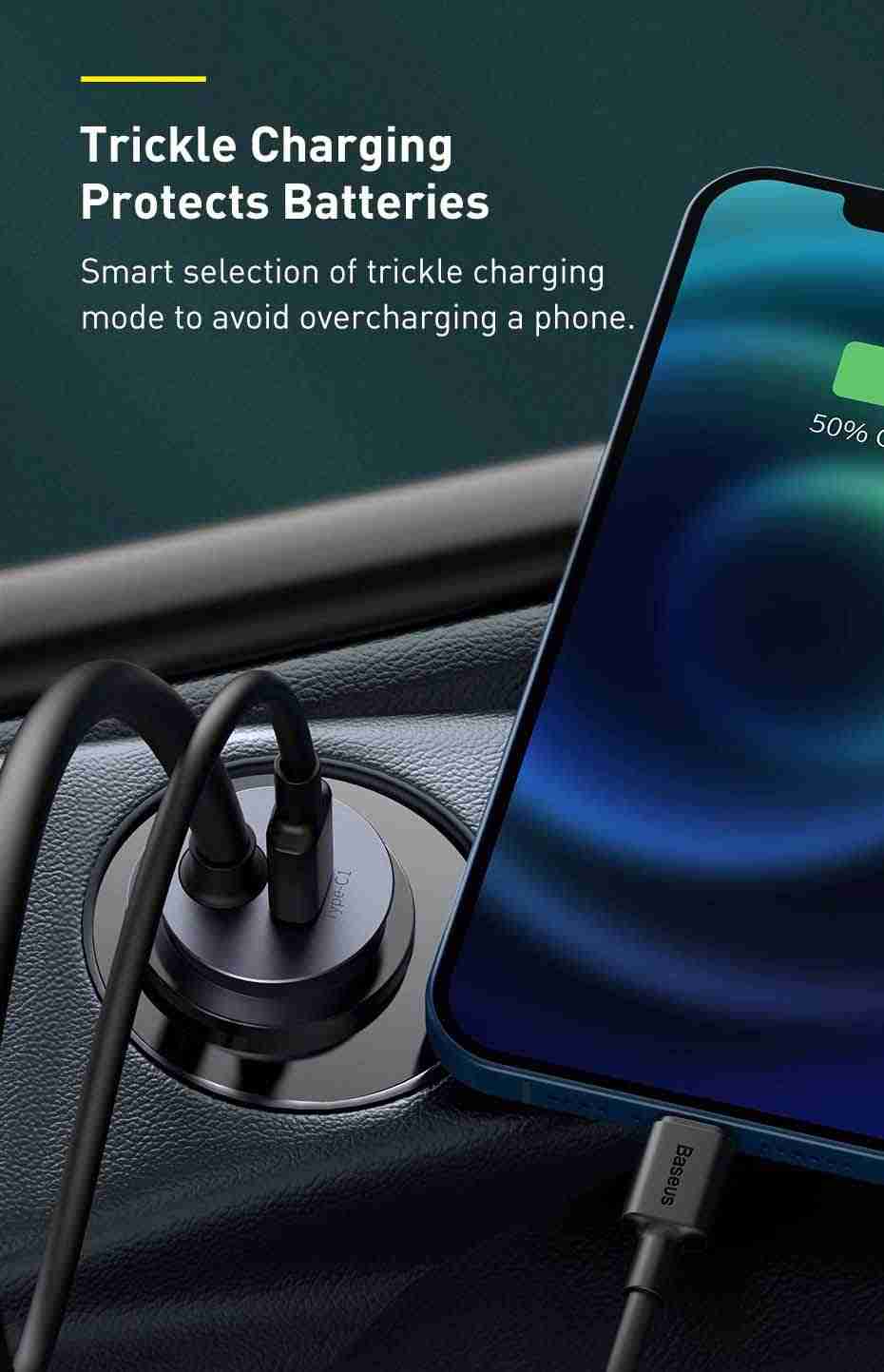 Baseus Share Together PPS Multi-port Fast Charging Car Charger