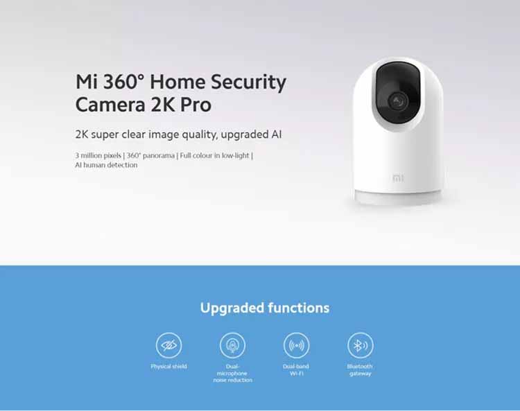 Mi 360° Home Security Camera 2K Pro price in bd