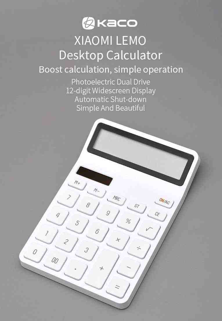 Xiaomi LEMO Kaco Desktop Electronic Calculator