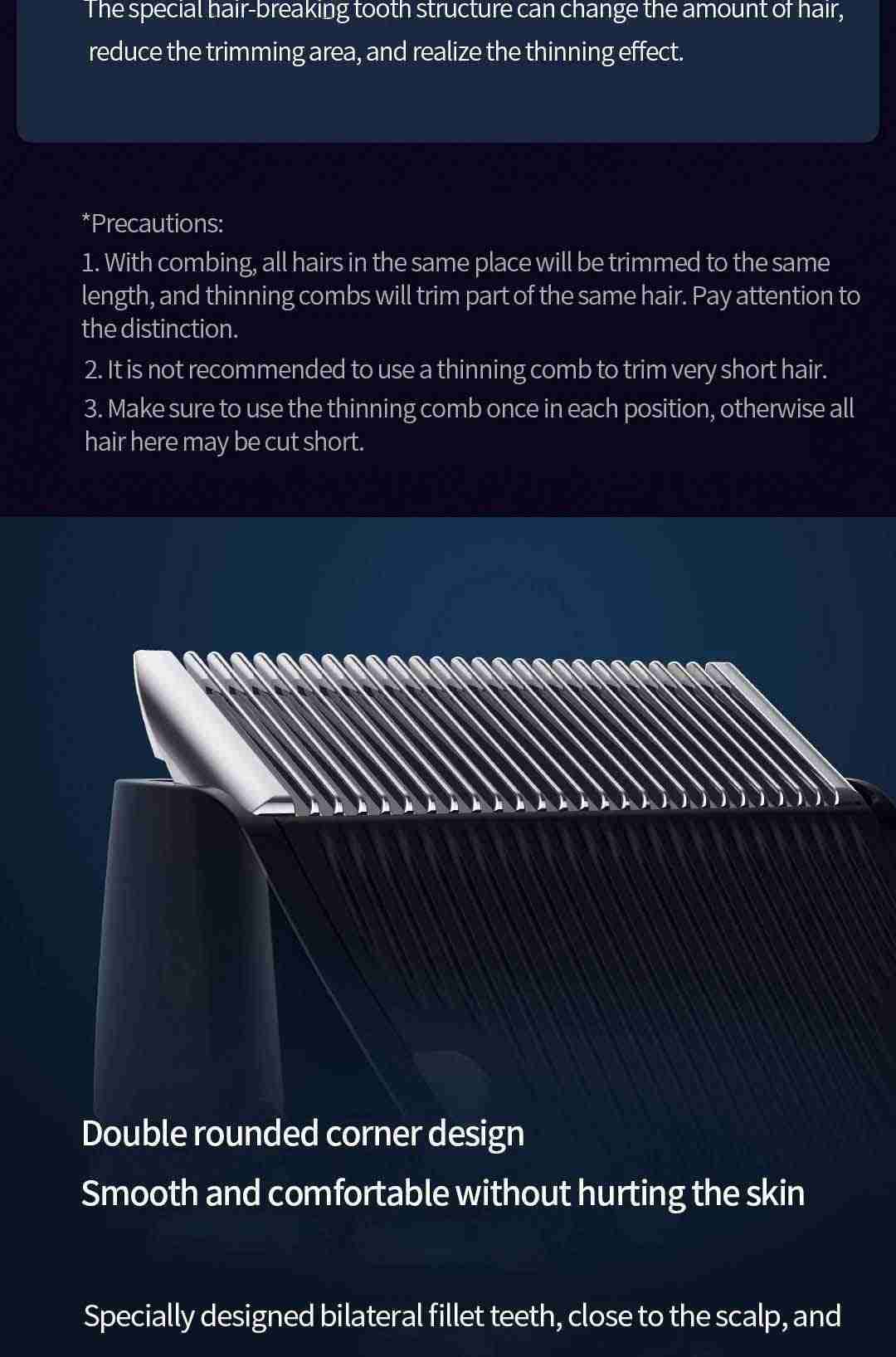 Xiaomi Mijia Smart IPX7 Waterproof Hair Trimmer