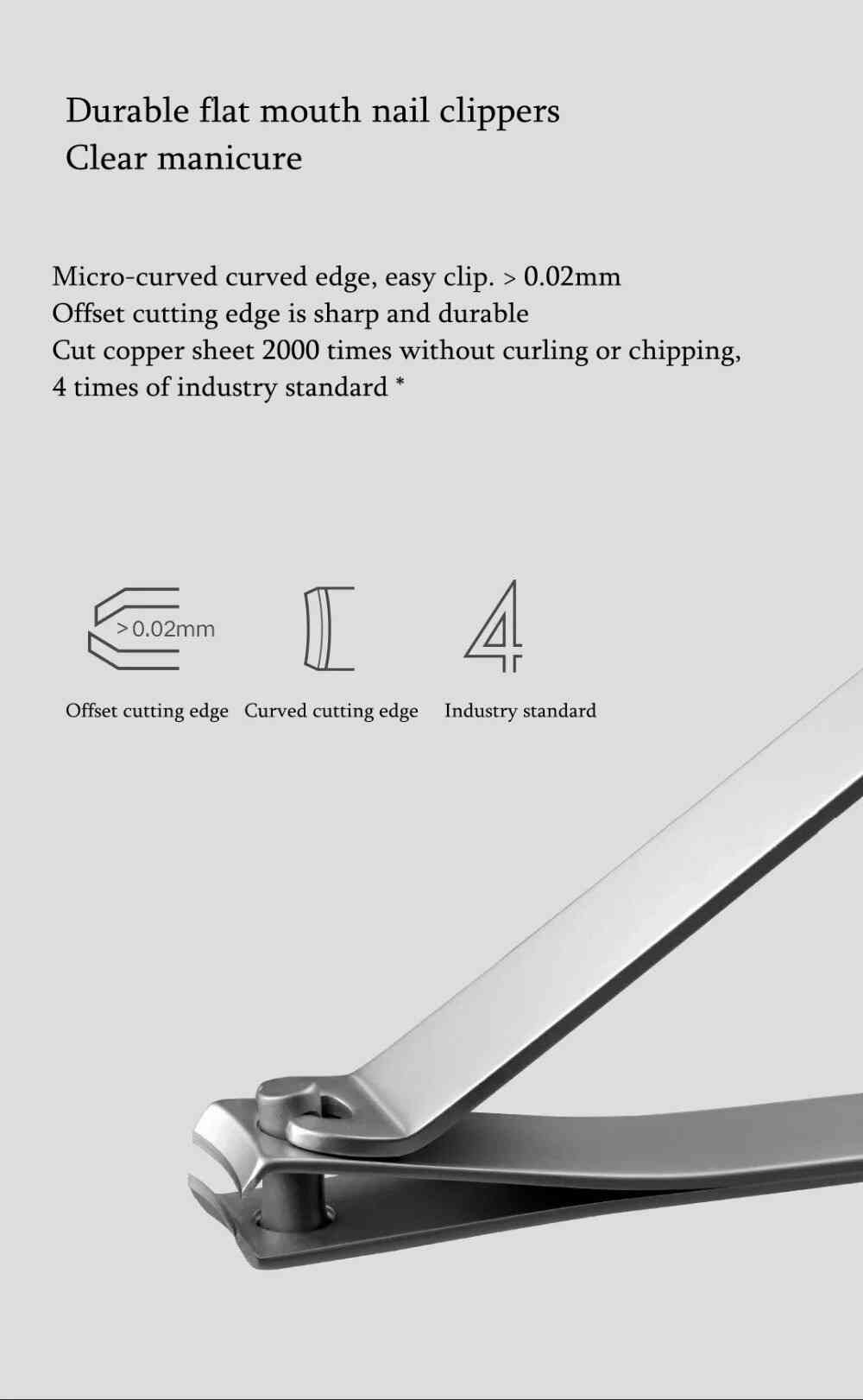 Xiaomi Mijia Stainless Steel Nail Clipper