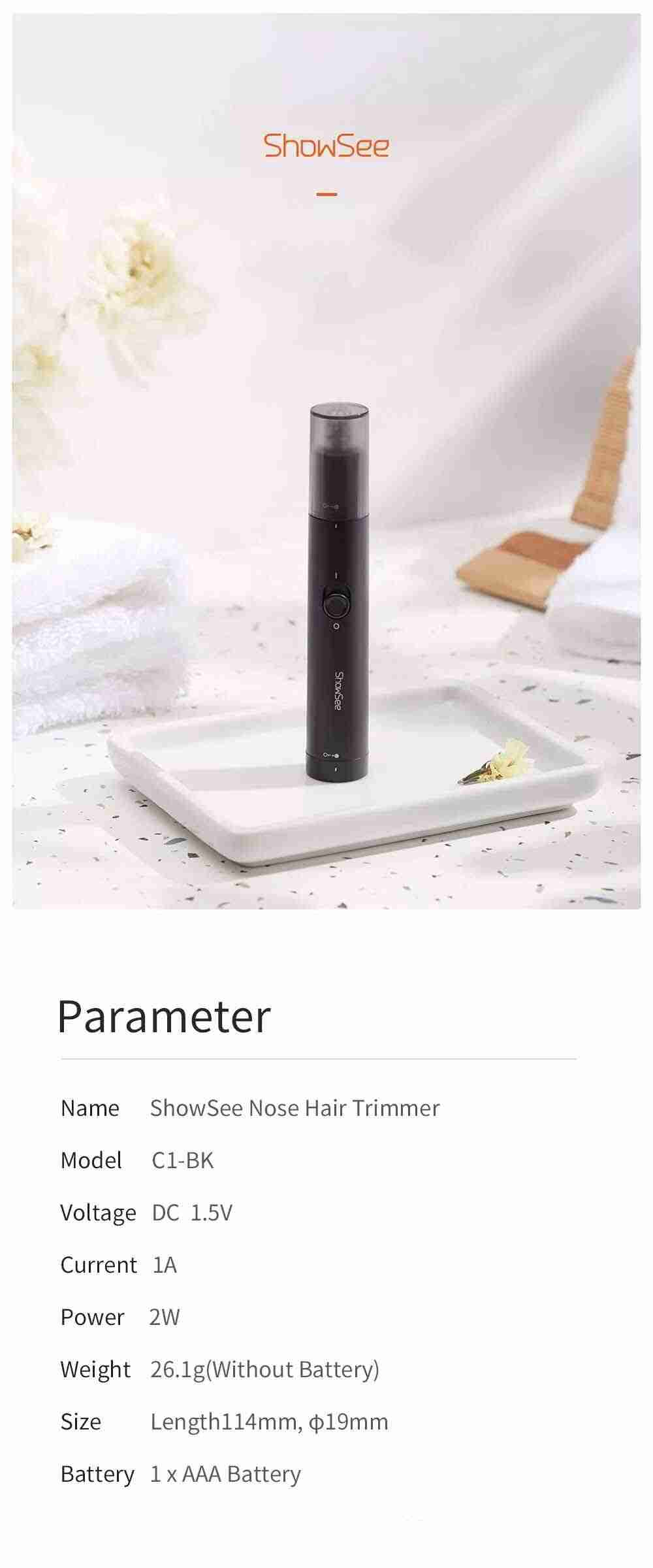 Xiaomi ShowSee C1 Electric Nose Hair Trimmer