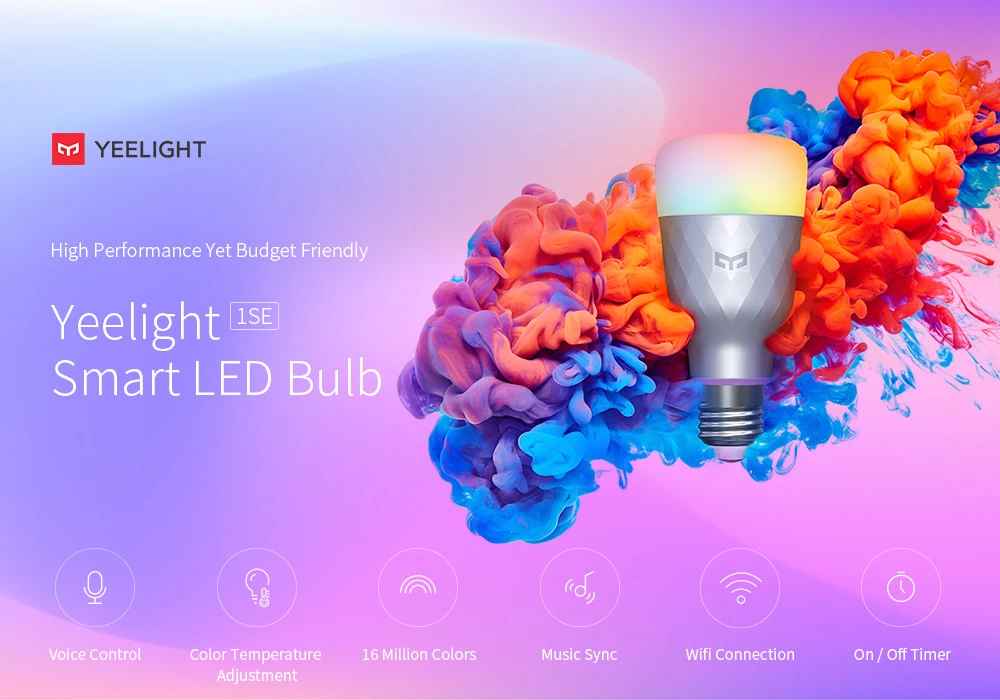Xiaomi Yeelight Smart LED Bulb 1SE