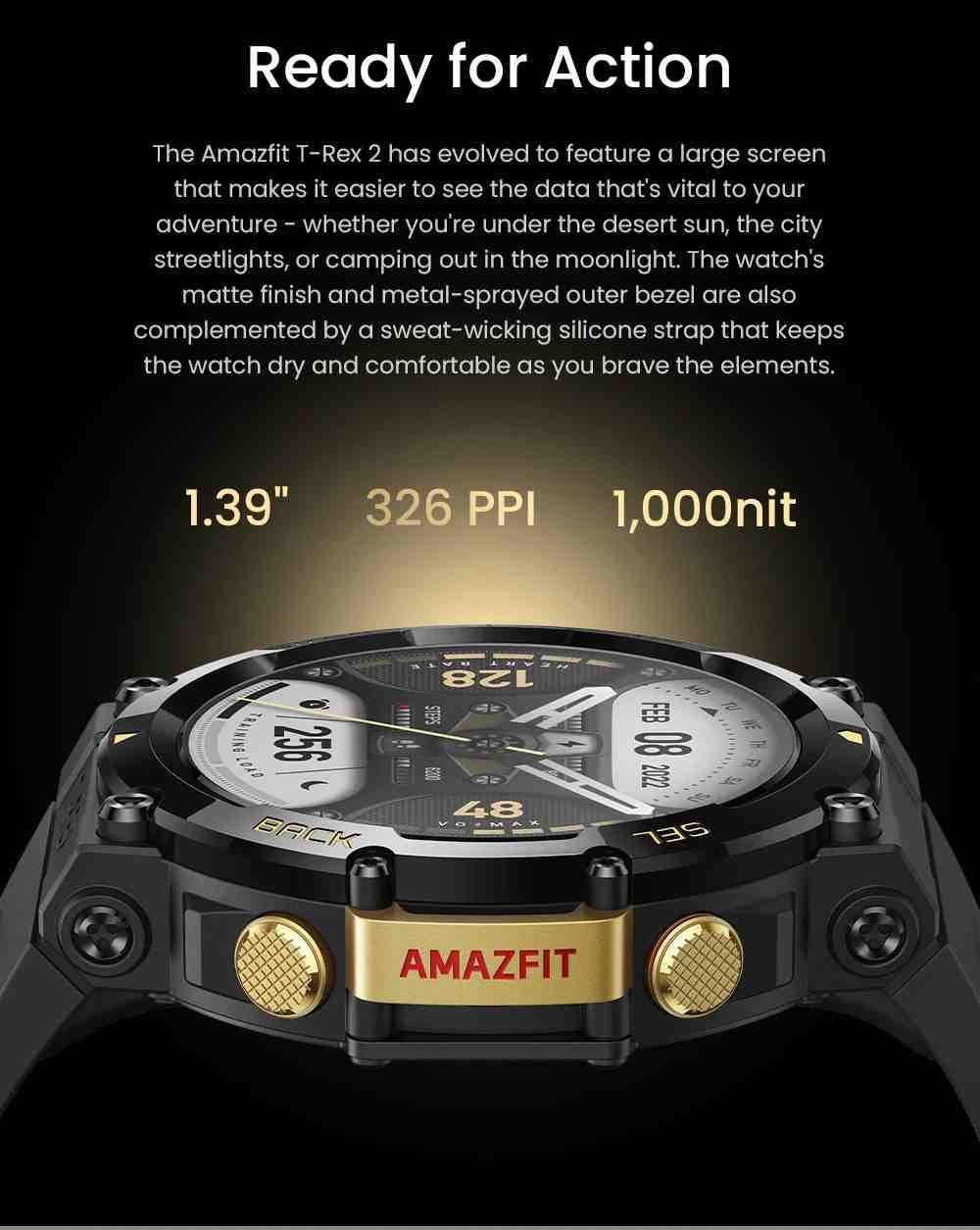 Amazfit T-Rex 2 Smart Watch