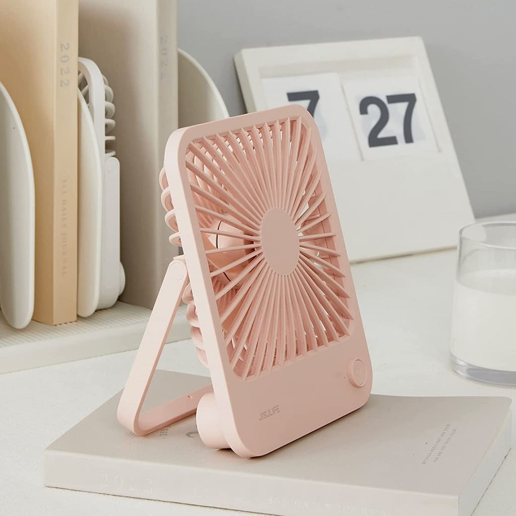 JISULIFE FA26 Portable Ultra-Thin Table Fan