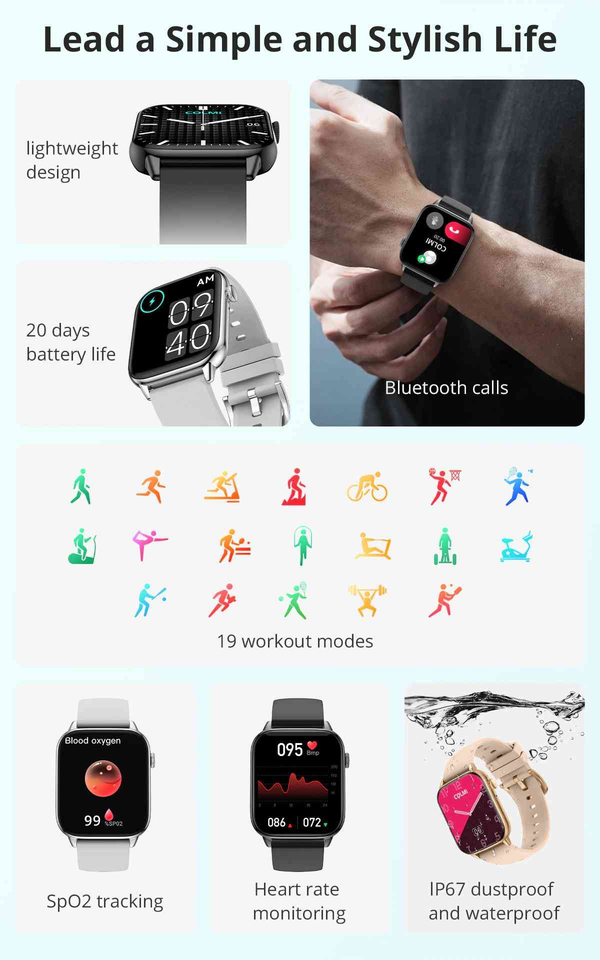 Colmi C60 Smart Watch