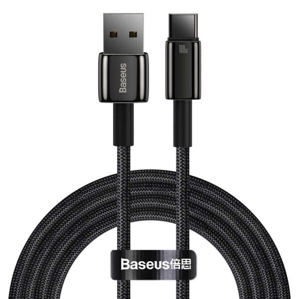 Baseus Tungsten Gold 100W USB to Type-C Fast Charging Cable