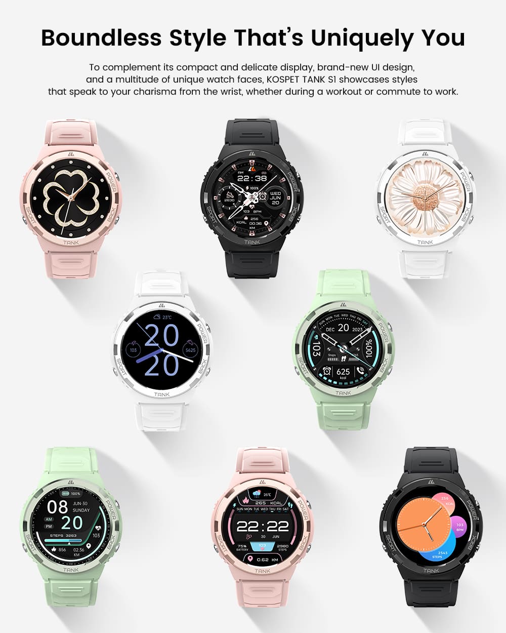 KOSPET TANK S1 Smart Watch