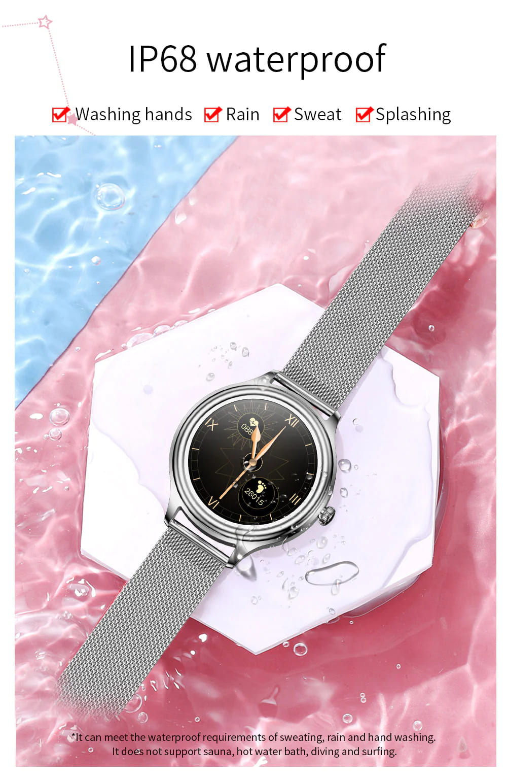 KUMI K3 Lady Smart Watch