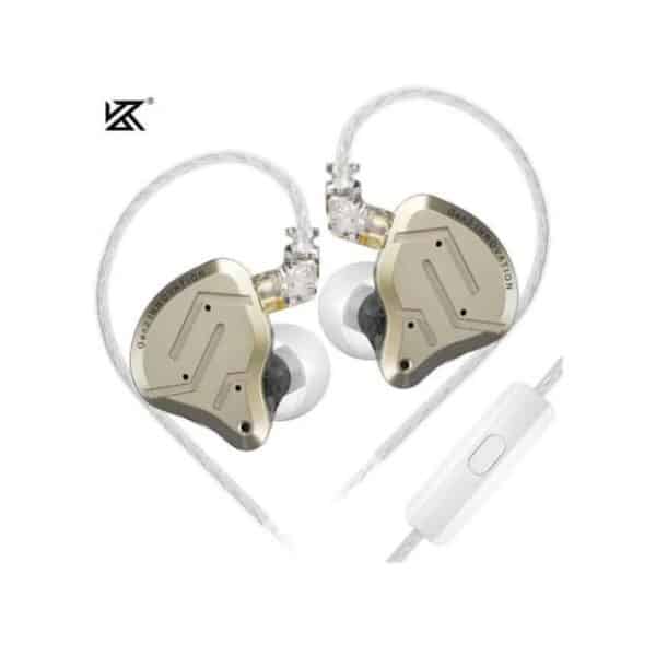 KZ ZSN Pro 2 1BA+1DD Hybrid Driver Earphone gold