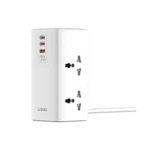 LDNIO SC4383 70W PD Multifunctional Tower Extension Power Socket