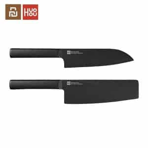 Xiaomi Huohou Cool Black Non-Stick Stainless Steel Knife Set (2pcs)