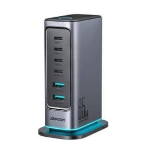 JOYROOM JR-TCM02 65W Gan Multi-port Power Station 4 USB-C and 2 USB-A