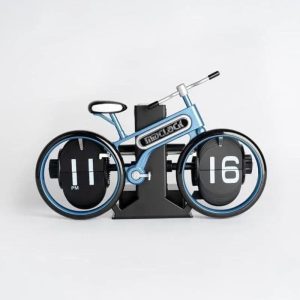 MidClock HY-F117 Bicycle-Inspired Retro Vintage Flip Desk Clock