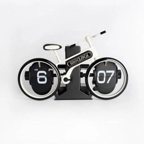 MidClock HY-F117 Bicycle-Inspired Retro Vintage Flip Desk Clock