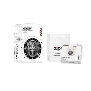 Zippo Smart Touch Screen Future Watch System Lighter white