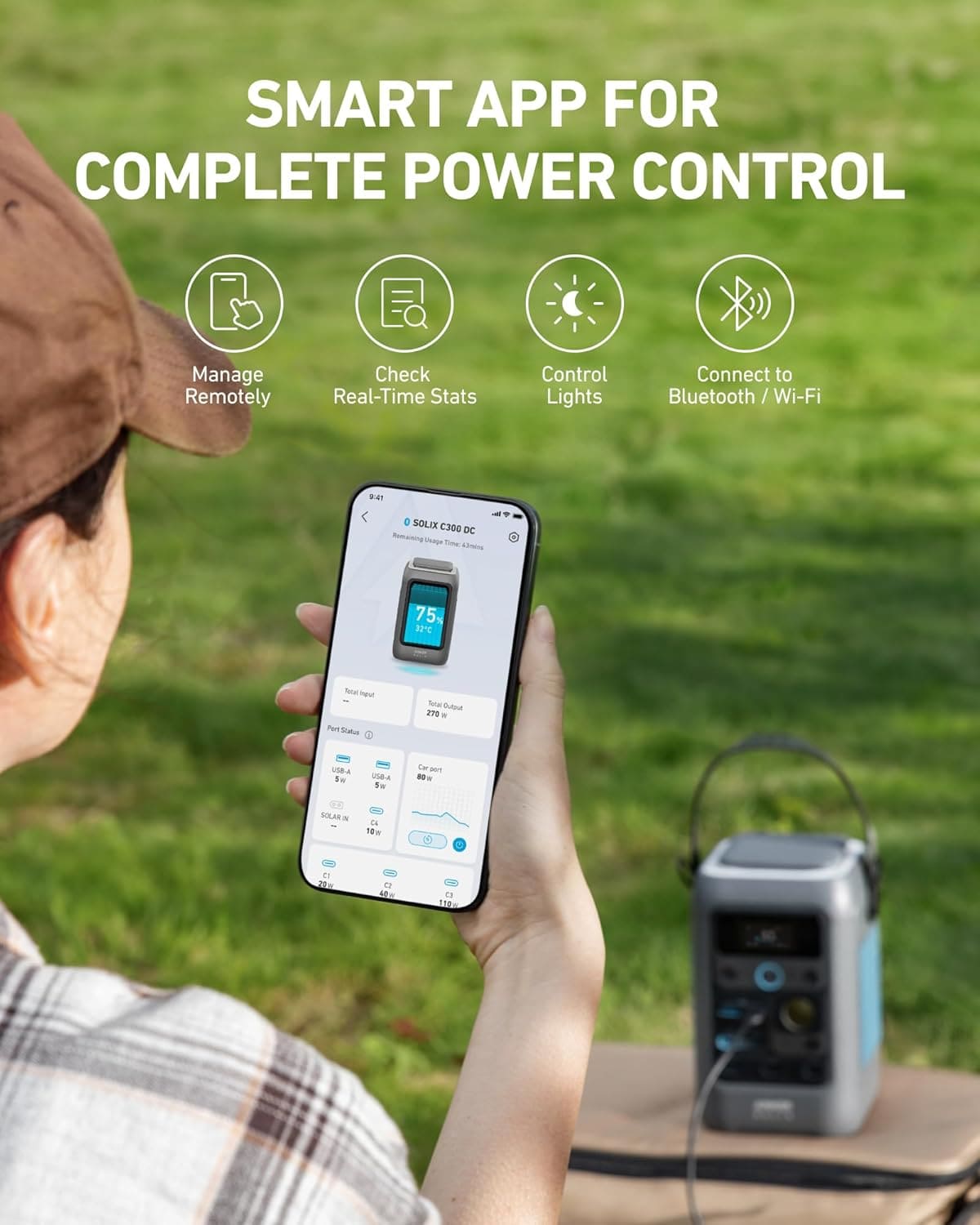 Anker SOLIX C300 DC Portable Power Station
