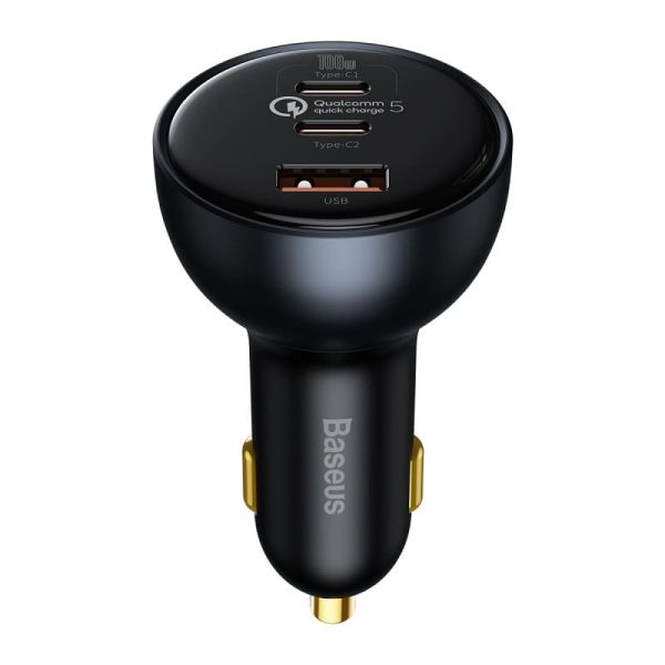 Baseus 160W Car Charger Qualcomm Quick Charge 2C+U With 100W Type-C Cable Price in Bangladesh