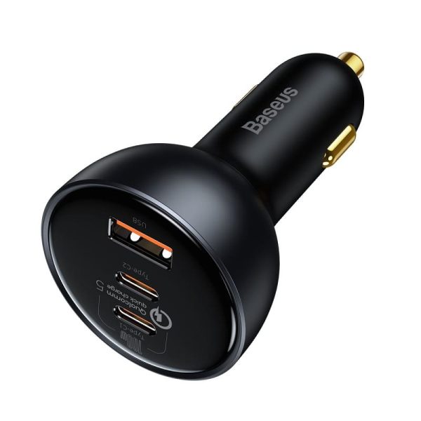 Baseus 160W Car Charger Qualcomm Quick Charge 2C+U With 100W Type-C Cable lowest price in Bangladesh