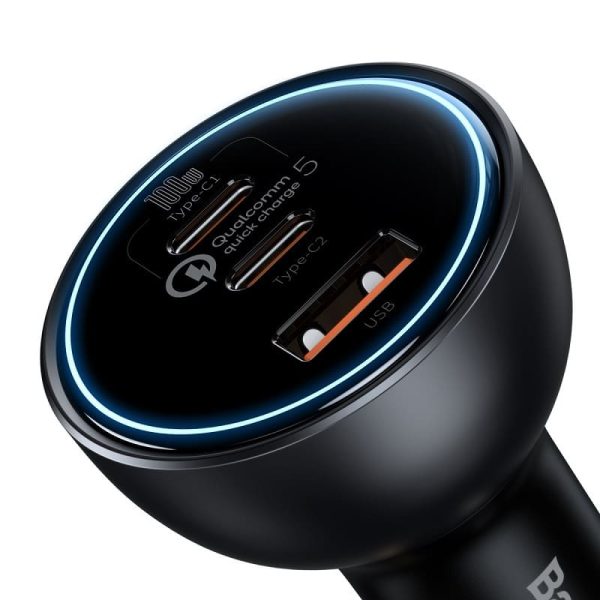 Baseus 160W Car Charger Qualcomm Quick Charge 2C+U With 100W Type-C Cable review