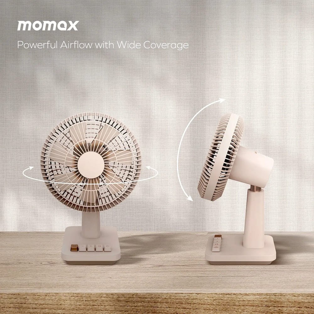 Momax 1°Pod Desktop Wireless Ultra Quiet Mini Fan