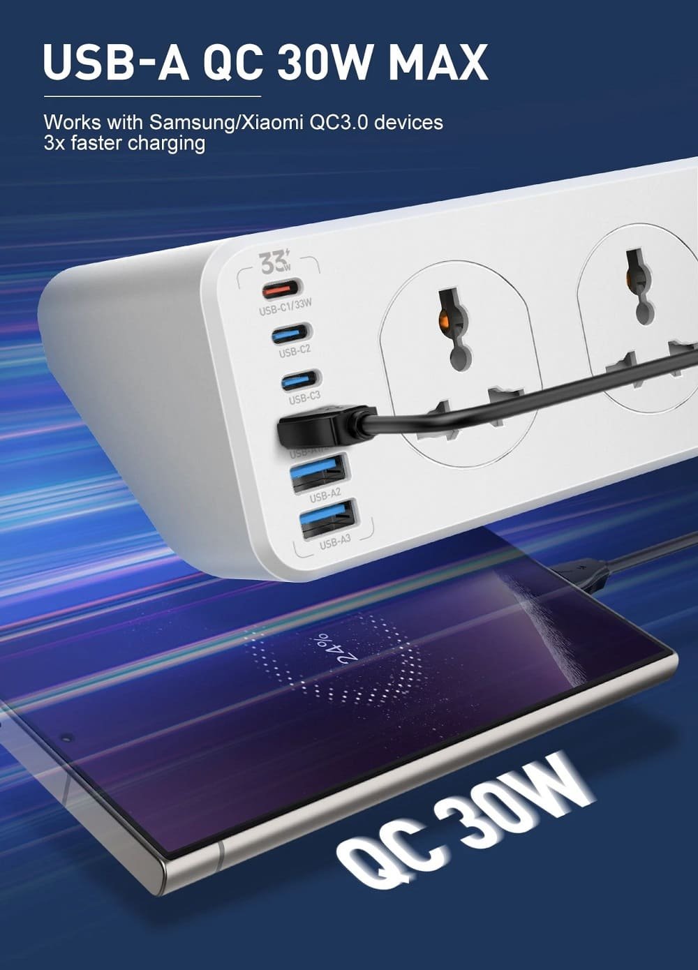 LDNIO SC10610C Universal Power Strip lowest price in bangladesh