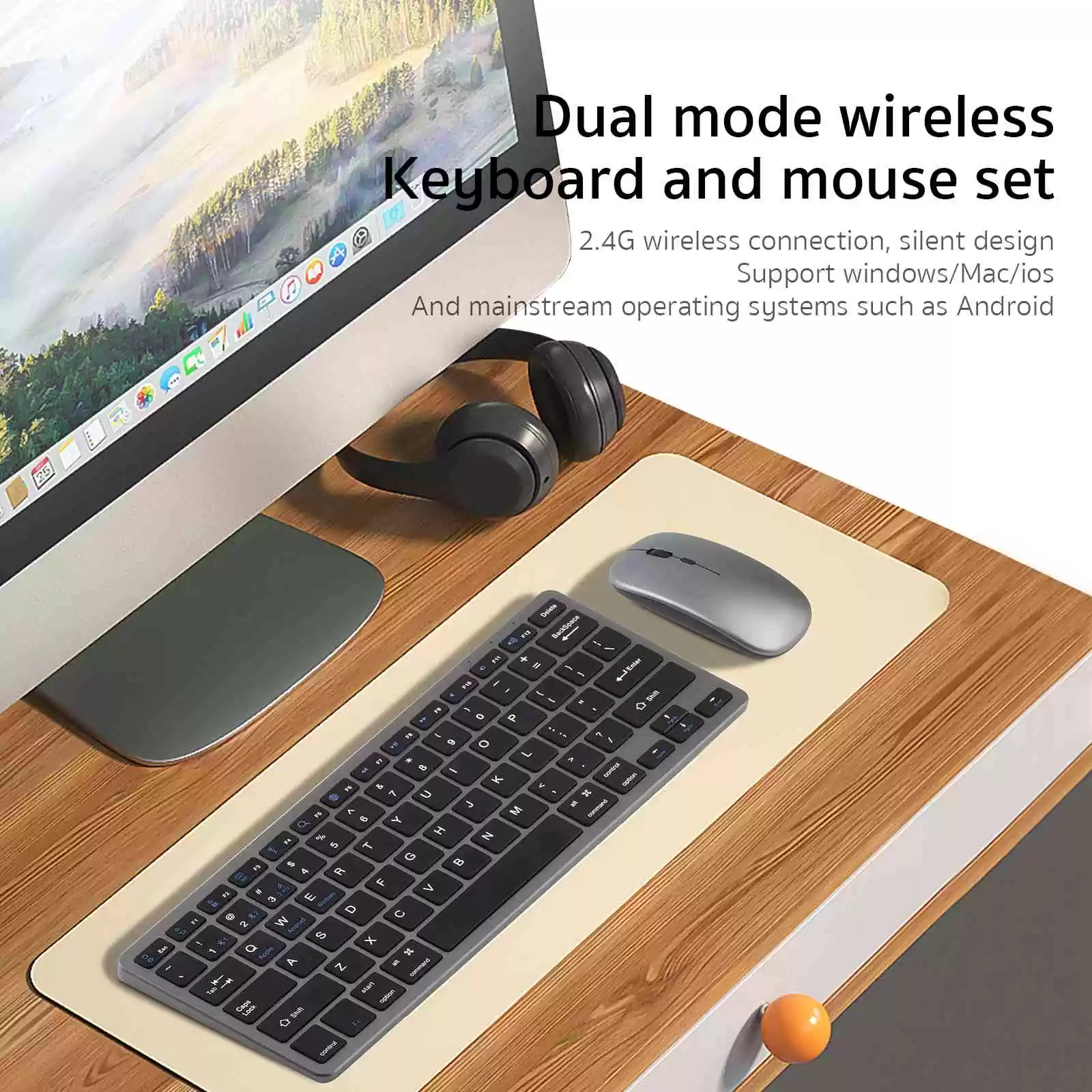 Coteetci Wireless Mouse Keyboard Set