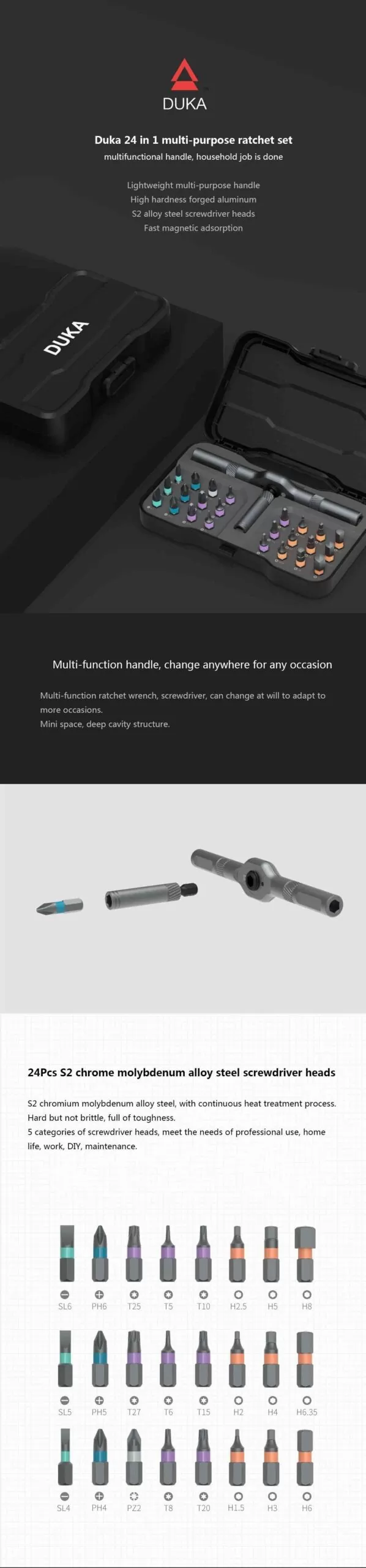 Xiaomi DUKA RS1 24 in 1 Screwdriver Set review