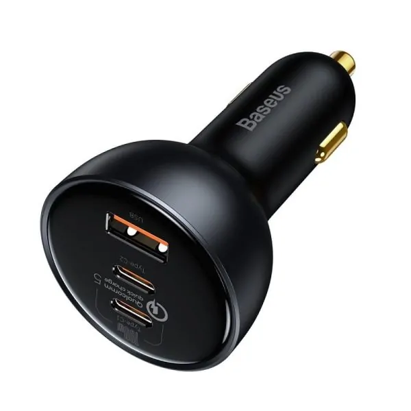 Baseus 160W Car Charger Qualcomm Quick Charge 2C+U With 100W Type-C Cable lowest price in Bangladesh