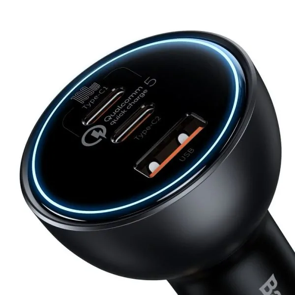 Baseus 160W Car Charger Qualcomm Quick Charge 2C+U With 100W Type-C Cable review
